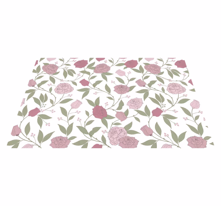 Spisebrikke original blomstrende elegant mønster - Tenstickers