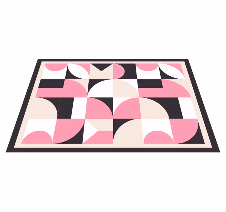 Spisebrikke moderne med geometrisk mønster - Tenstickers