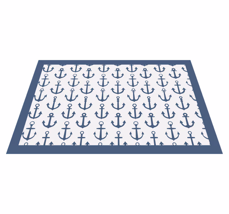 Spisebrikke original anker mønster overflate - Tenstickers