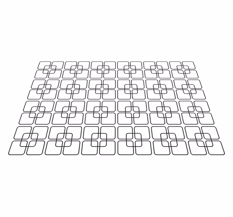 Spisebrikke tekstur geometrisk mønsterplassering - Tenstickers