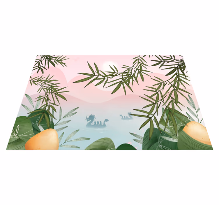 Spisebrikke spedbarn fortryllet junglescene - Tenstickers