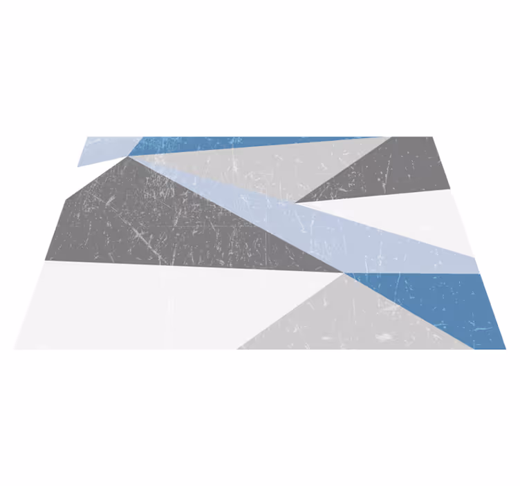 Spisebrikke moderne med geometriske vinkelmønstre - Tenstickers