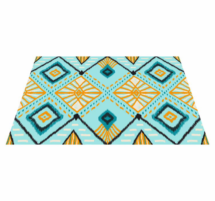 Abstrakt geometrisk motif spisebrikke tekstur - Tenstickers