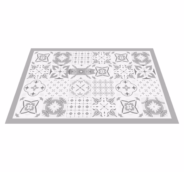Elegant monokrome mønstre spisebrikke tekstur - Tenstickers