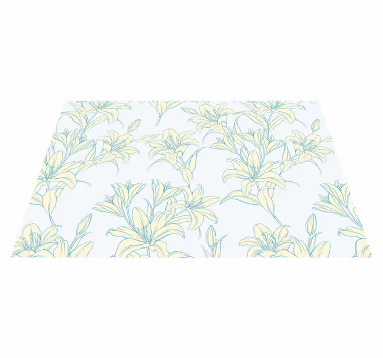Elegant planteinspirert stil spisebrikke tekstur - Tenstickers