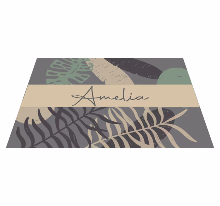 "boho" stil jungel spisebrikke moderne - Tenstickers