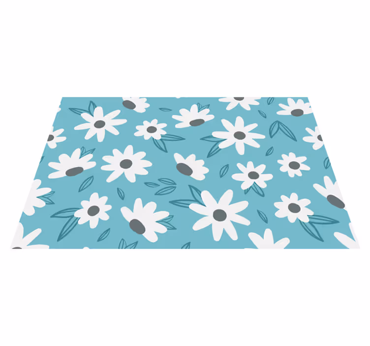 Spisebrikke original med blomstertrykk - Tenstickers