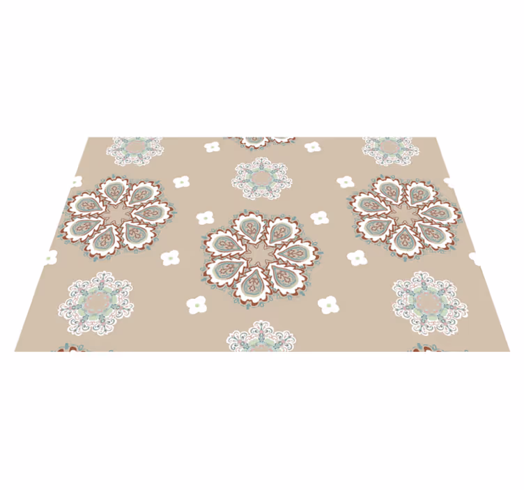 Elegante dekkebrikker i "granny chic" mønster - Tenstickers