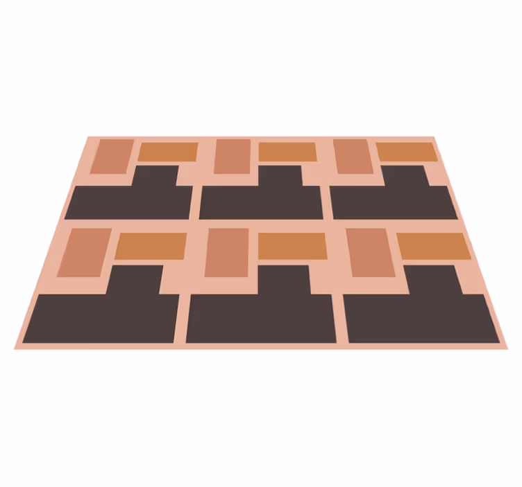 Moderne spisebrikke abstrakt geometrisk oppsett - Tenstickers