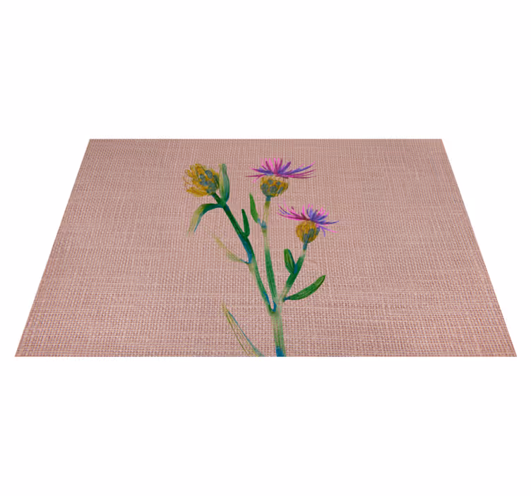 Vevd Distel elegante spisebrikke - Tenstickers