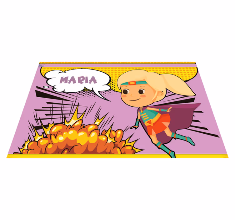 Komisk superheltskikkelse egne navn spisebrik - Tenstickers