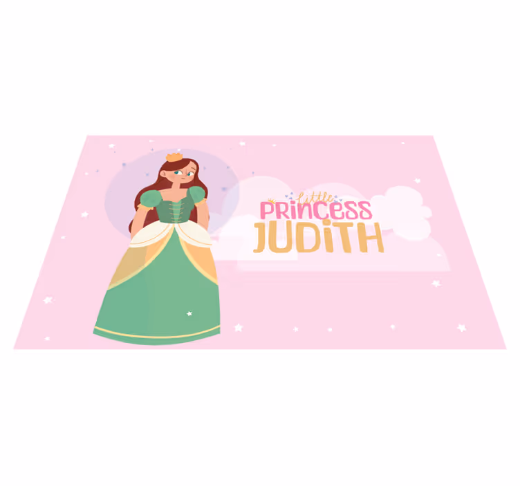 Liten prinsesse egne navn spisebrikke - Tenstickers