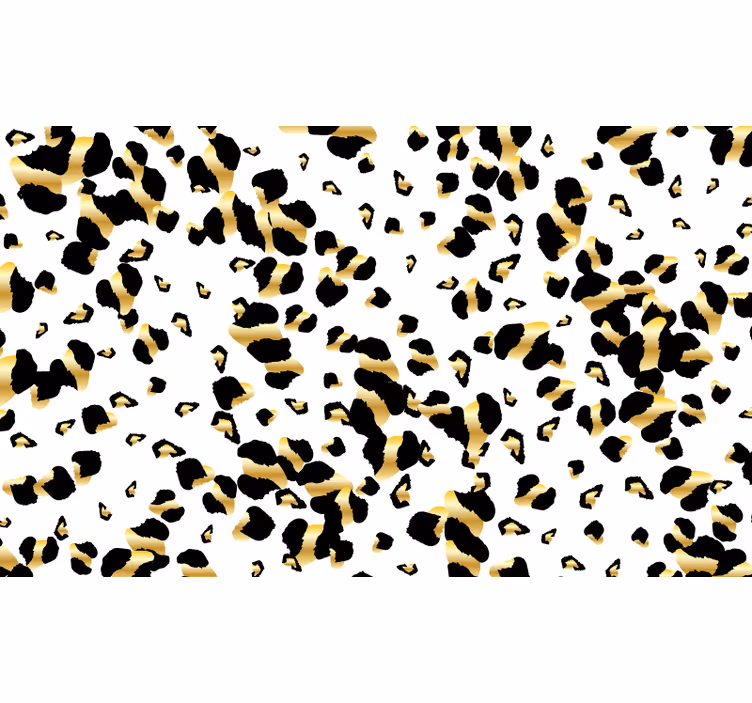 Fototapet afrika med leopardmønster dyreskinn - Tenstickers