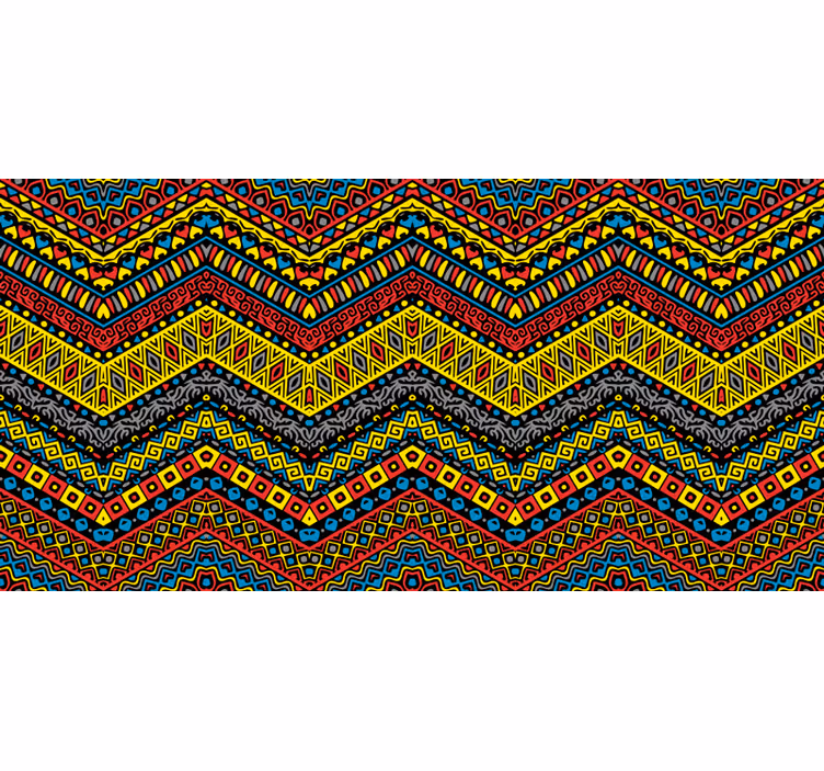 Fototapet afrika fargerik stamme - Tenstickers