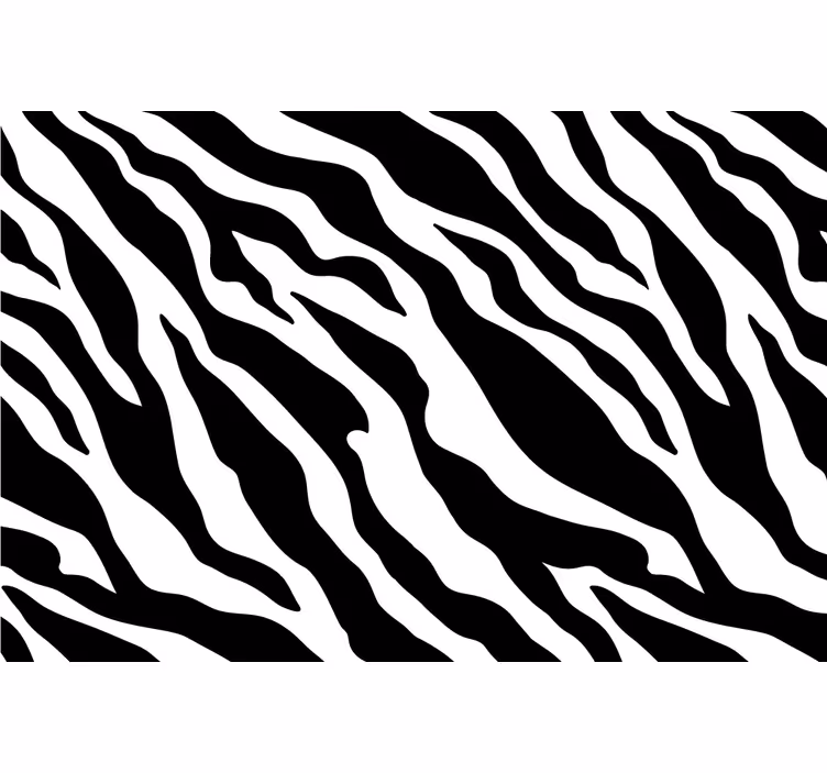 Fototapet afrika svart og hvitt dyremønster zebra - Tenstickers