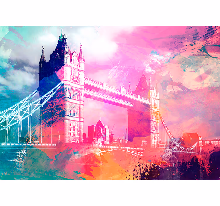 På thames london fototapet - Tenstickers