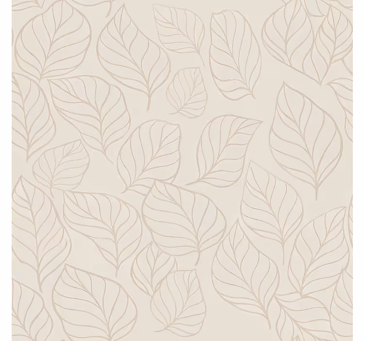 Fototapet beige med beige og hvitt mønster - Tenstickers