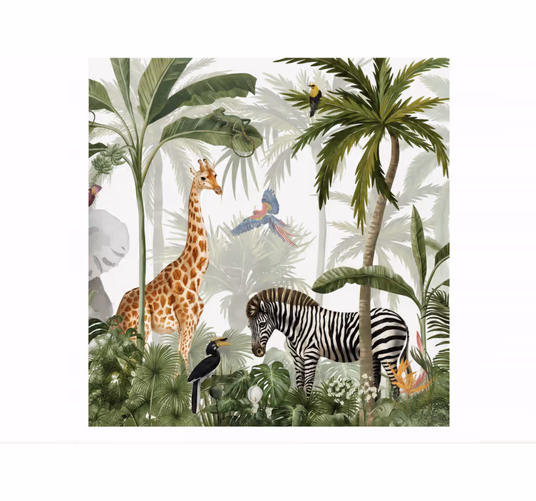 Fototapet natur jungledyr - Tenstickers