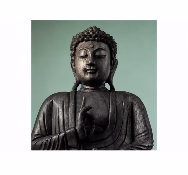Fototapet buddha skulptur - Tenstickers