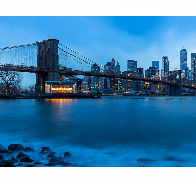Manhattan view new york fototapet - Tenstickers