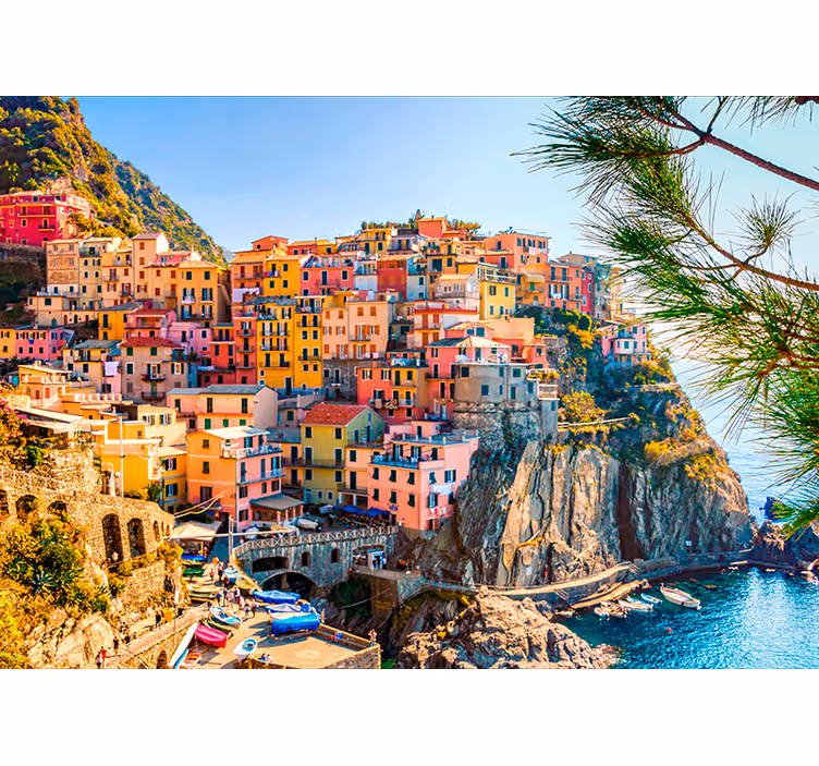 Italiensk kyst fototapet for deg - Tenstickers