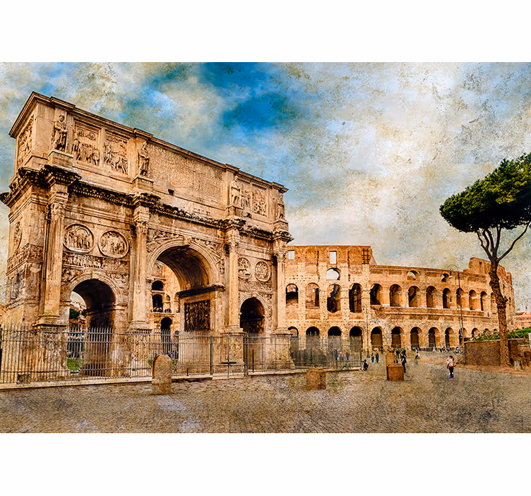 Arch of constantine italy fototapet - Tenstickers