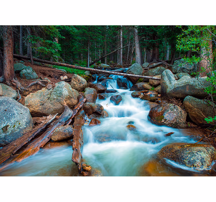 Undring av natur foss tapet - Tenstickers