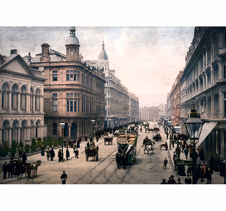 Belfast by foto fototapet - Tenstickers