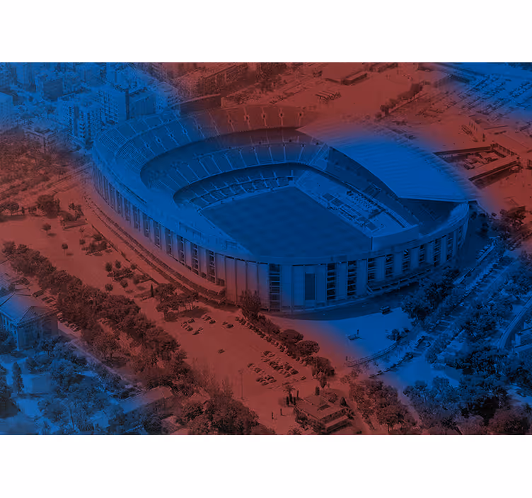 Barcelona camp nou byfototapet - Tenstickers