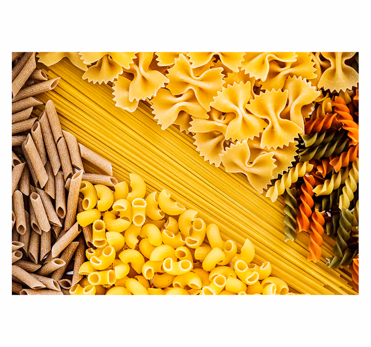 Forskjellige pasta kjøkken fototapeter - Tenstickers