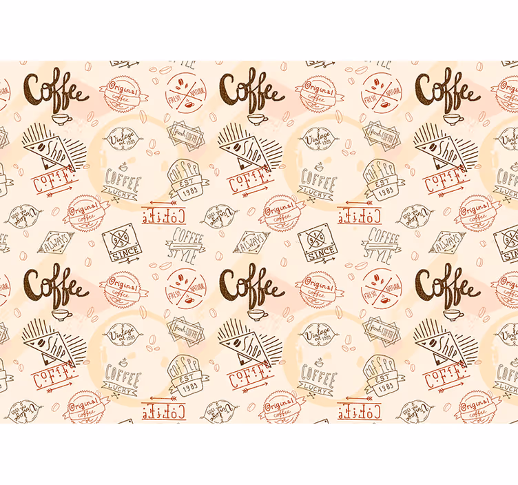 Kaffekjøkken fototapet - Tenstickers