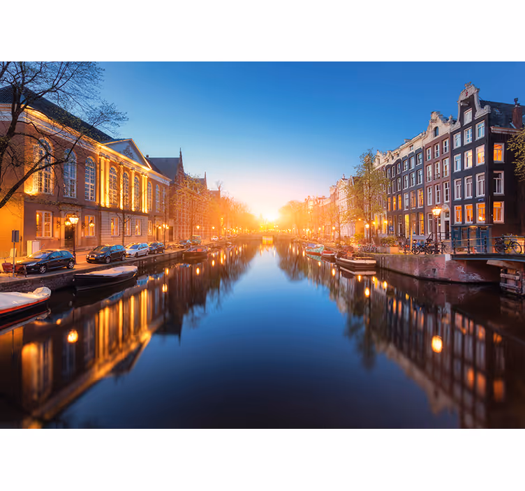 Veggfototapet amsterdam - Tenstickers
