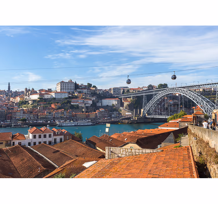 Porto panorama fototapet - Tenstickers