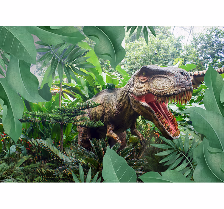 Barn fototapeter dinosaur t-rex - Tenstickers
