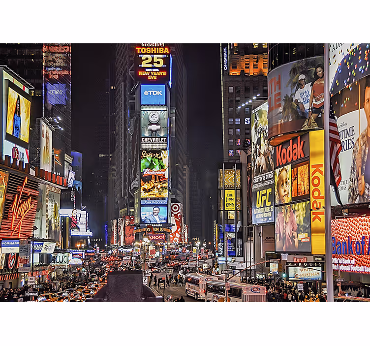 Ganger kvadratisk vegg i vegg i new york - Tenstickers