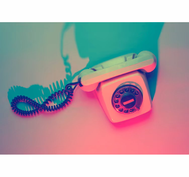 Vintage gammel telefon vintage fototapet - Tenstickers