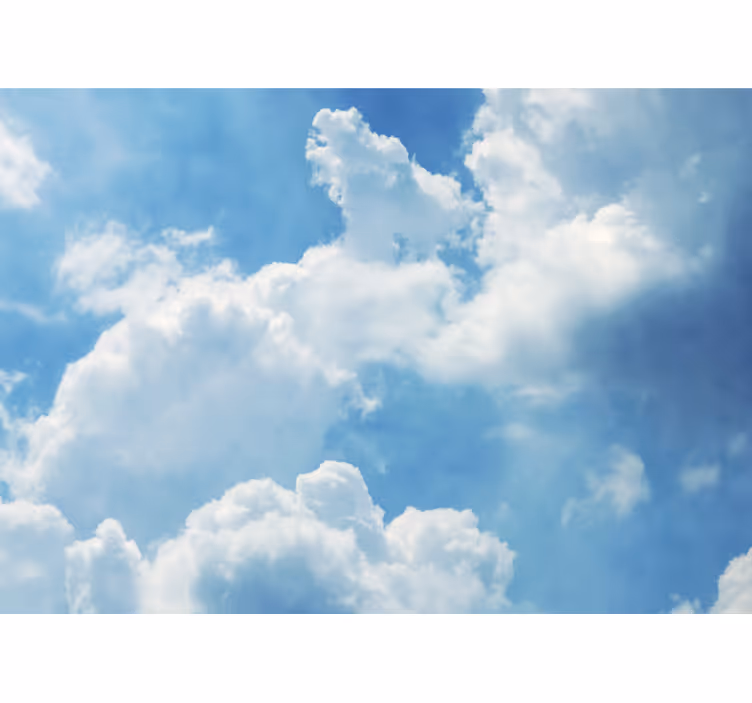 Fototapet himmel cumulus sky paradis - Tenstickers