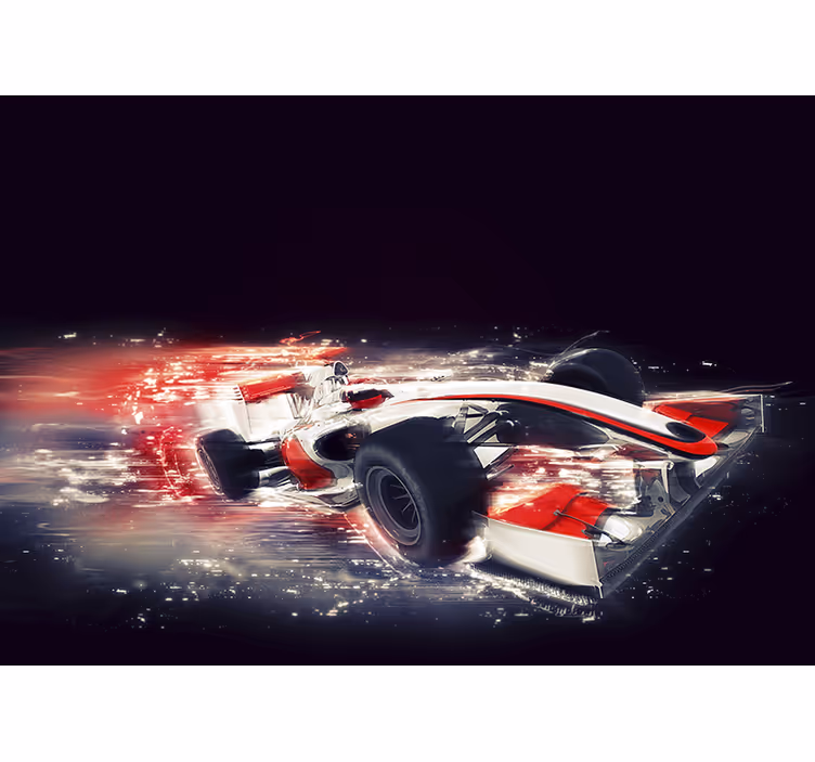 Bolide formel 1 bilmaleri - Tenstickers