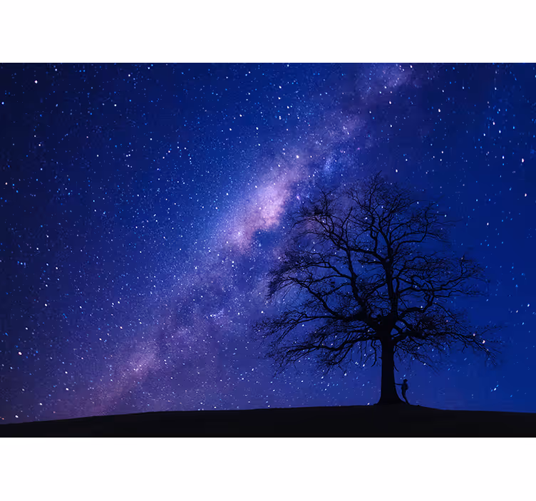 Astral nattvisning fototapet verdensrommet - Tenstickers