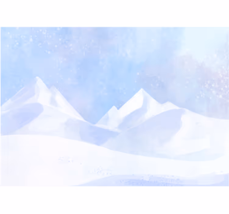 Snødekte fjelltopper fototapet fjell - Tenstickers