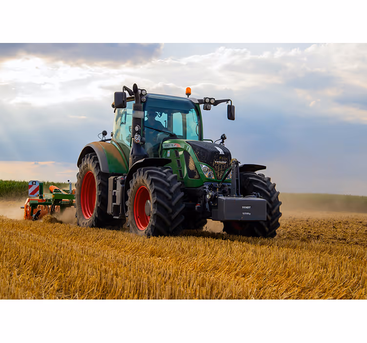 Traktor landskap kjøretøy foto tapet - Tenstickers