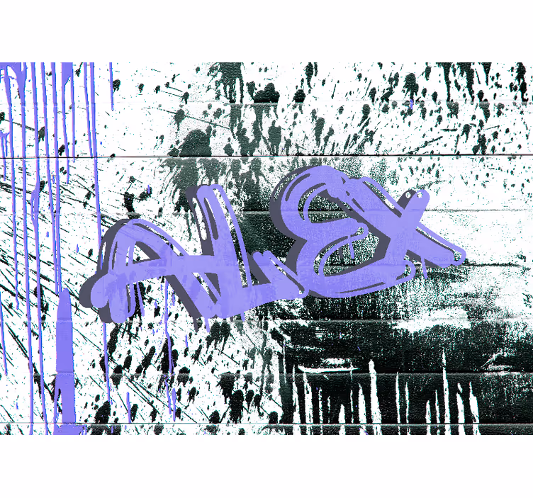 Tilpassbar urban etikett fototapet urban kunst - Tenstickers