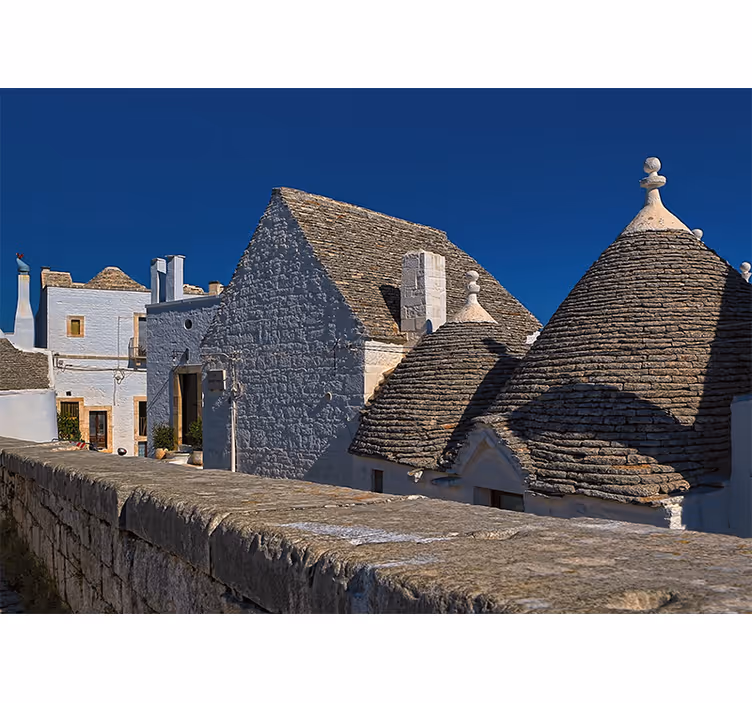 Trulli-tak fototapet byer - Tenstickers
