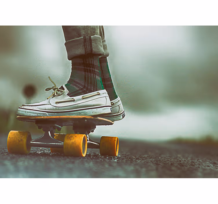 Kul skateboardstil fototapet urban kunst - Tenstickers