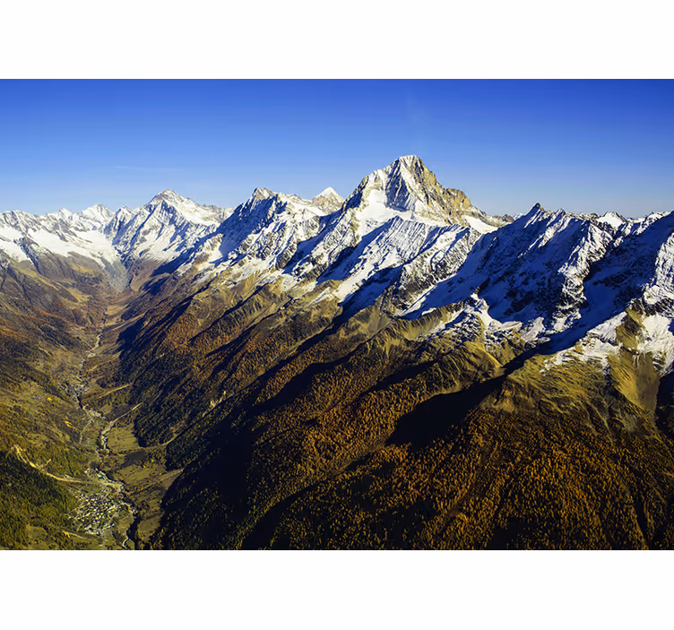 Majestetisk fjellandskap fototapet fjell - Tenstickers
