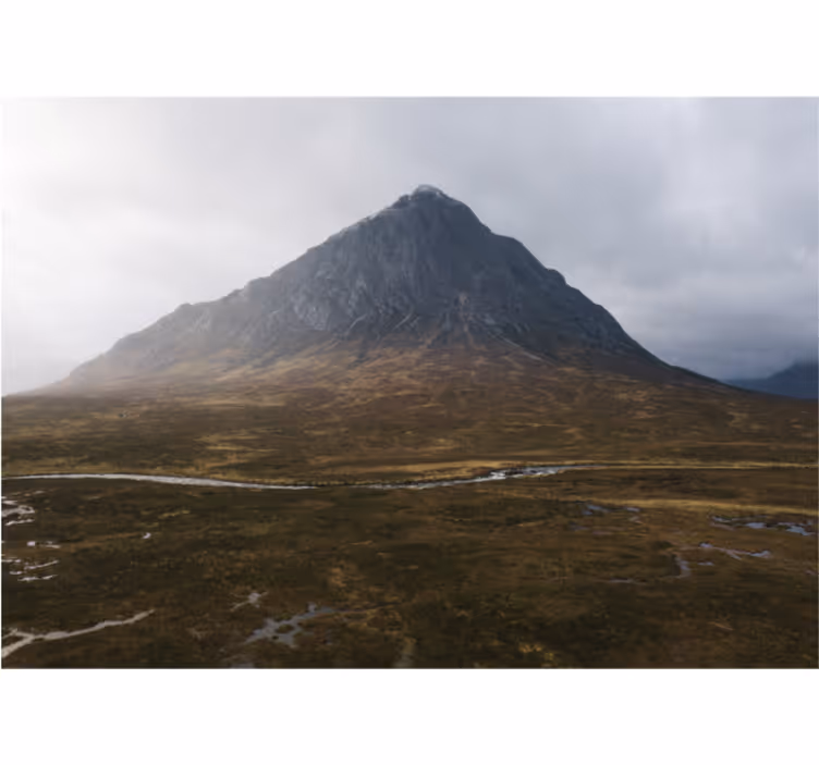 Fototapet fjell majestetisk fjelltoppen - Tenstickers