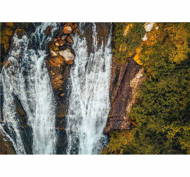Fototapet foss grand cascade landskap - Tenstickers