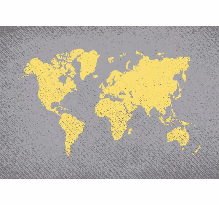 Strukturert pantone-verdenskart fototapet verdenskart - Tenstickers