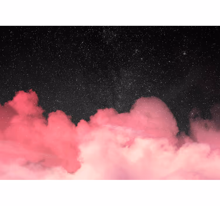 Rosa sky bakgrunn fototapet ekteskap - Tenstickers