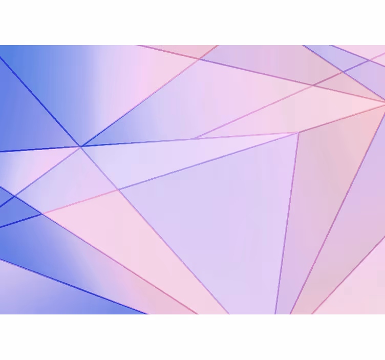 Fototapet abstrakt geometrisk fargelek - Tenstickers